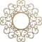 Ekena Millwork Reims Wood Fretwork Pierced Ceiling Medallion, Hickory, 36"OD x 13 3/4"ID x 3/8"T CMWP36X36X0375REHI - alternate 1